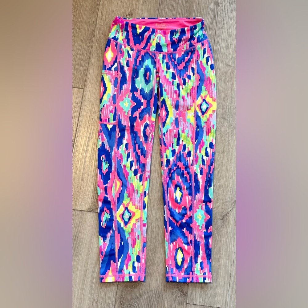 Lilly Pulitzer Luxletic UPF 50+ Weekender Capri girls size xxs